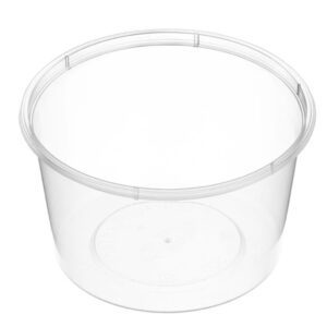 Details about    Round 280ml 440ml Plastic Disposable Takeaway Food Containers 